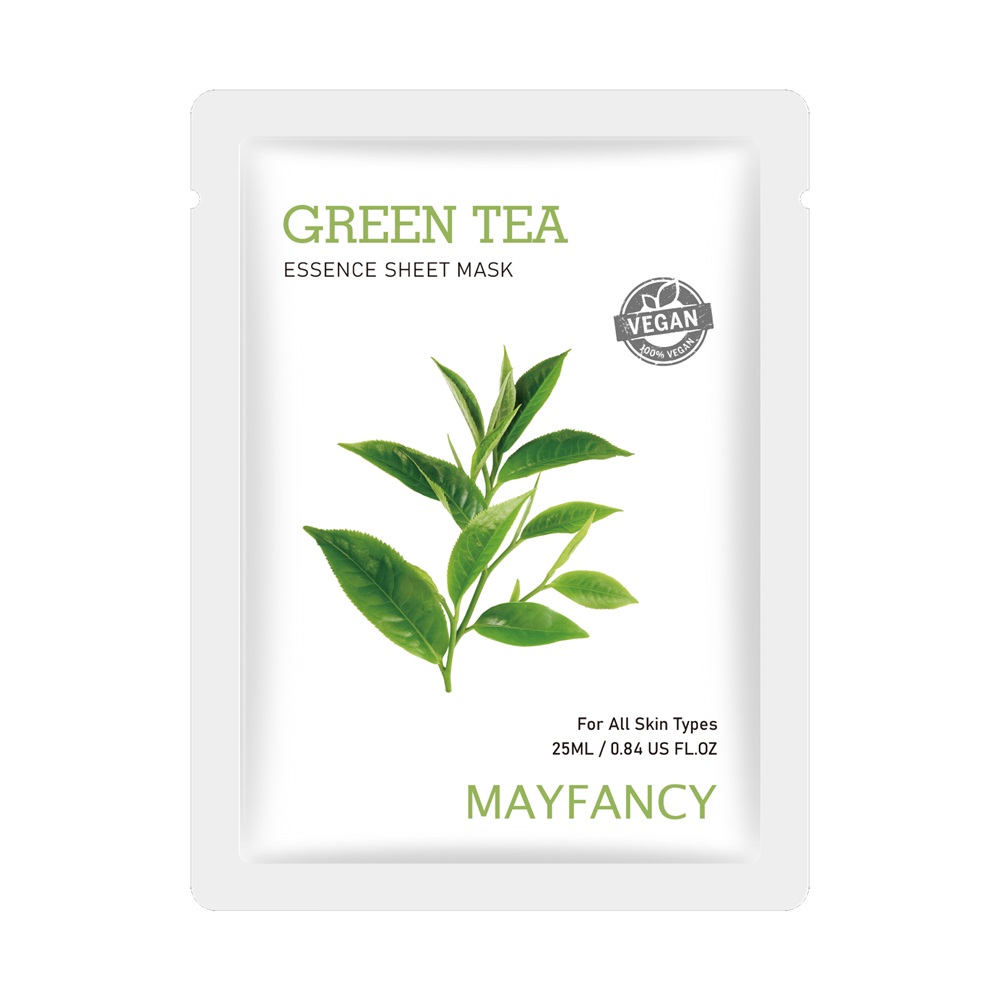 Mayfancy Green Tea Mascarilla facial en hoja