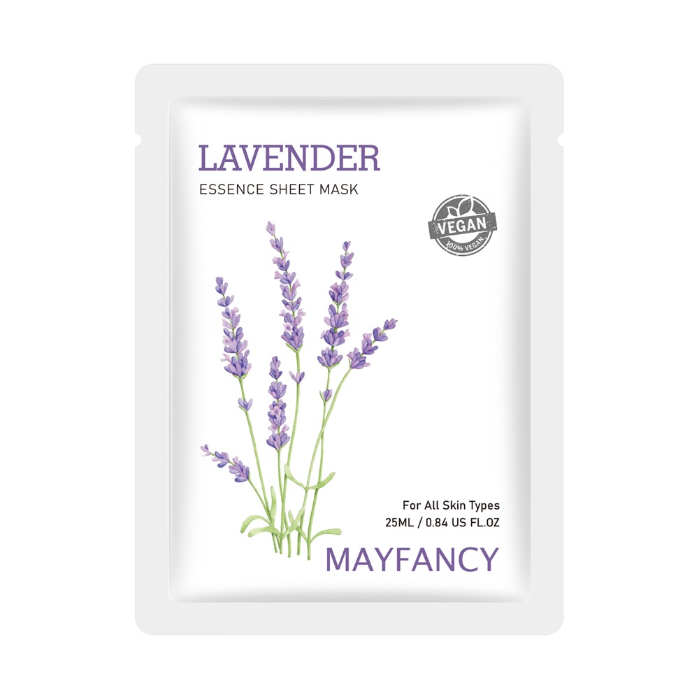 Máscara de hoja de lavanda Mayfancy