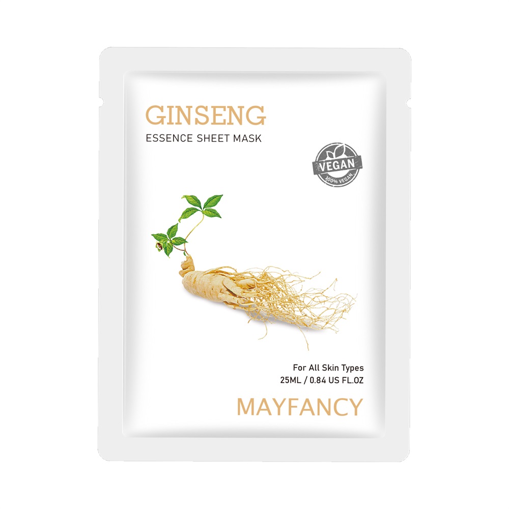 Mayfancy Ginseng Mascarilla en Hoja