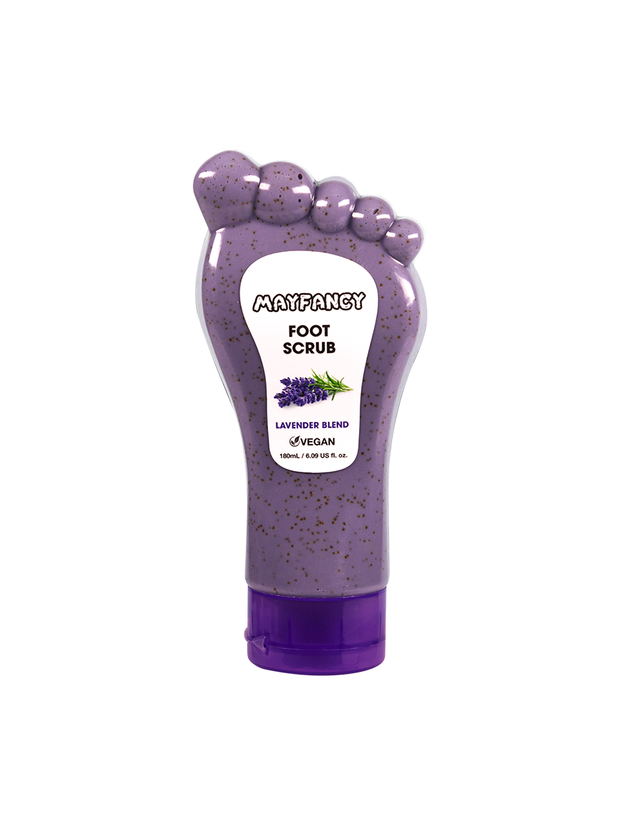 Exfoliante para pies de lavanda calmante 